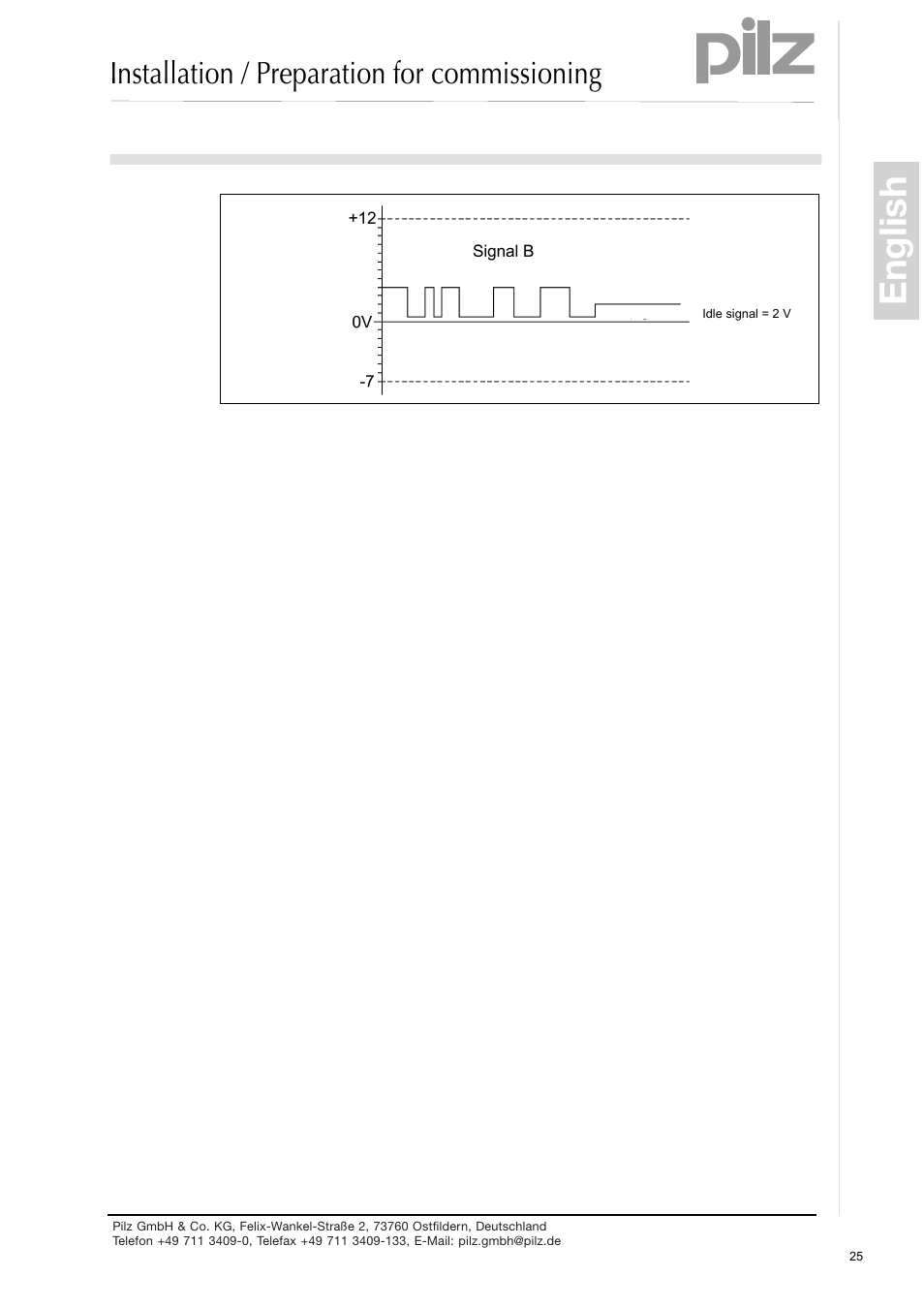 English, Installation / preparation for commissioning | Pilz PSEN enc s2 eCAM User Manual | Page 27 / 46