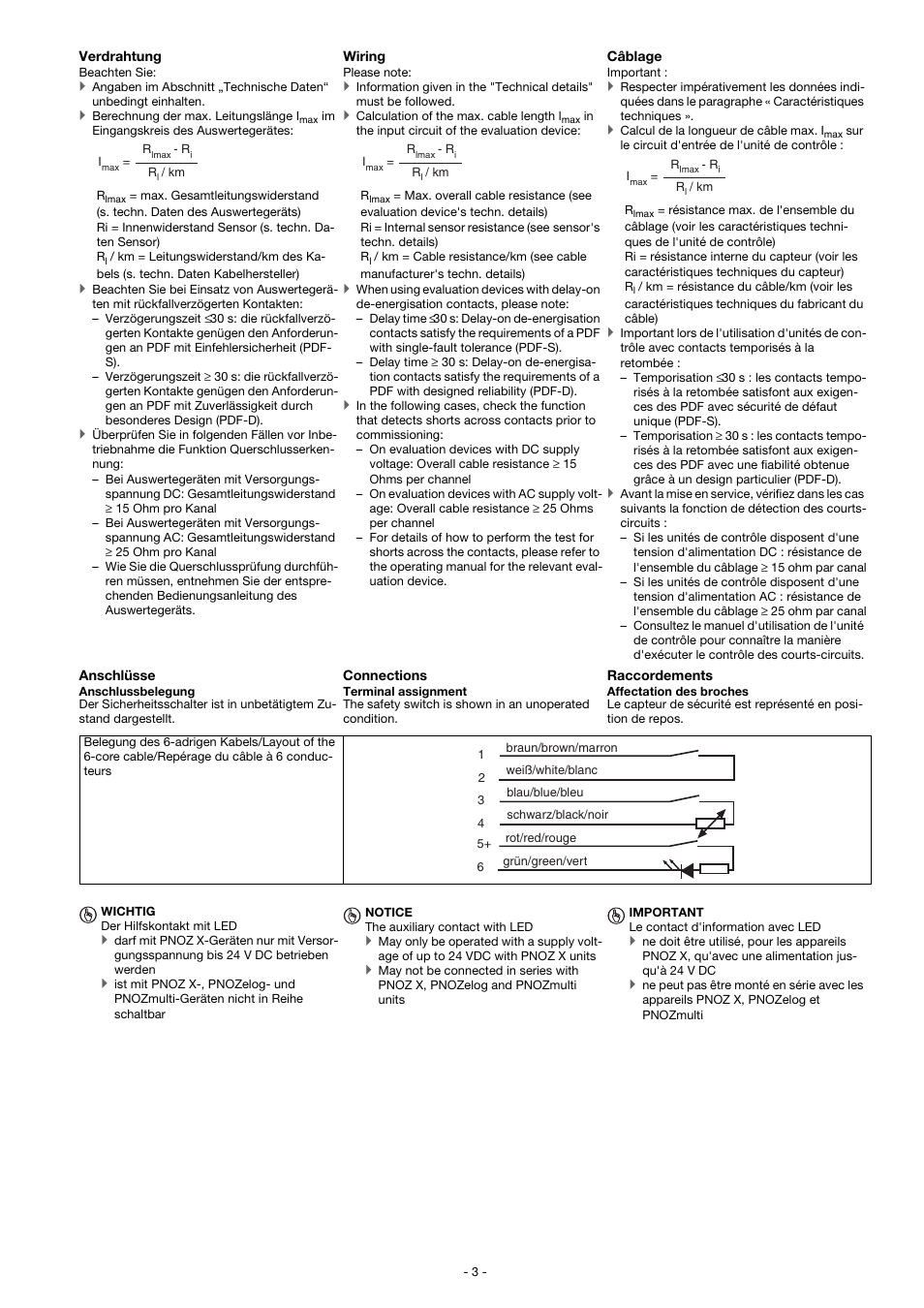 Pilz PSEN ma1.3b-25/PSEN ma1.3-12/12mm/ix1/1u User Manual | Page 3 / 10
