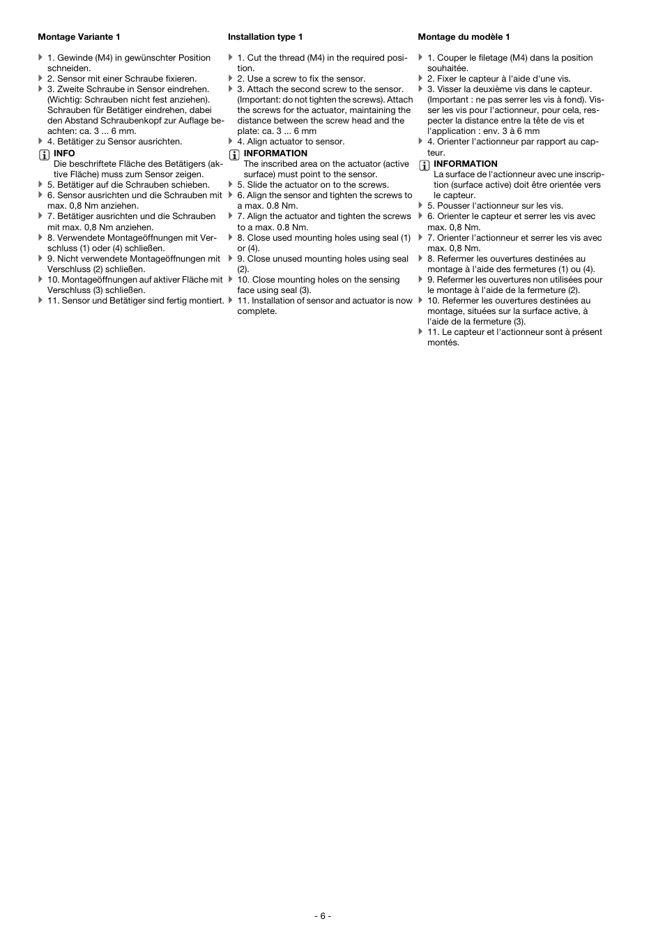 Pilz PSEN ma1.4n-50/ 1switch User Manual | Page 6 / 10