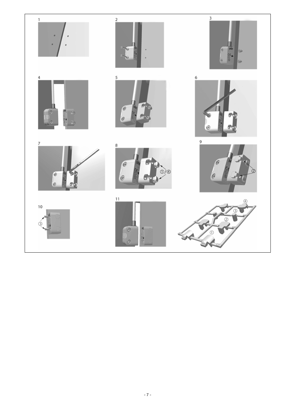 Pilz PSEN ma1.4n-50/ 1switch User Manual | Page 7 / 10