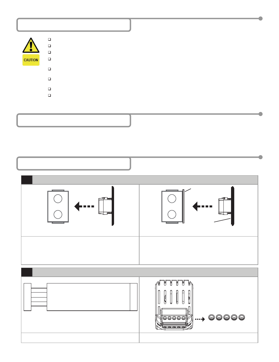 3 precautions, 4 pre-installation check, 5 installation / wiring / setup | BEA MS-08 User Manual | Page 2 / 3
