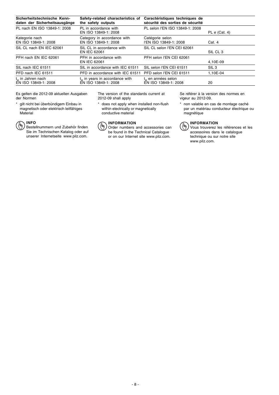 Pilz ATEX 1 Unit User Manual | Page 8 / 10