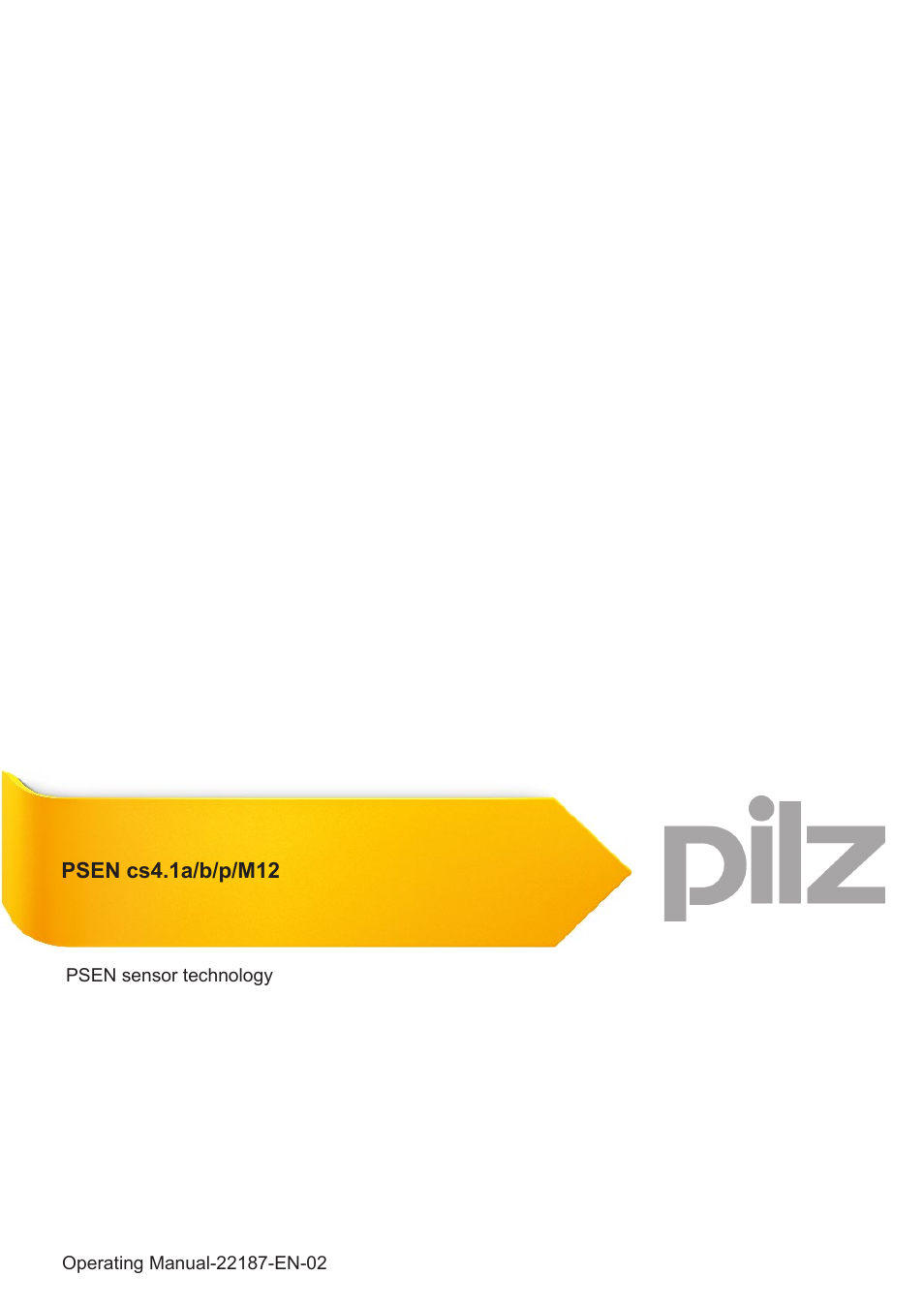 Pilz PSEN cs4.1a User Manual | 27 pages