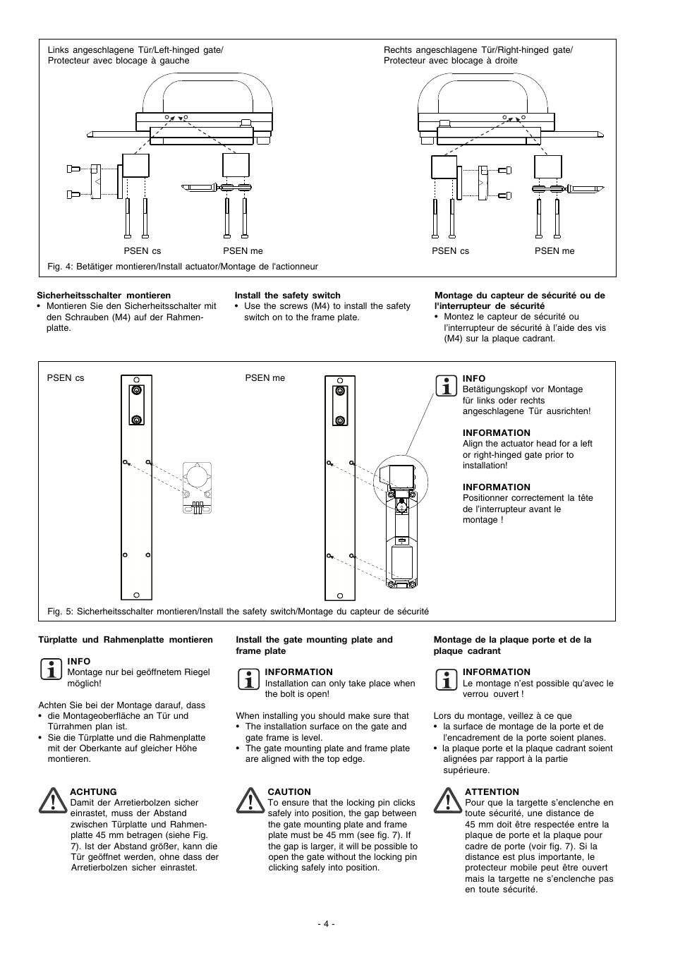 Pilz PSEN b2.1 User Manual | Page 4 / 6