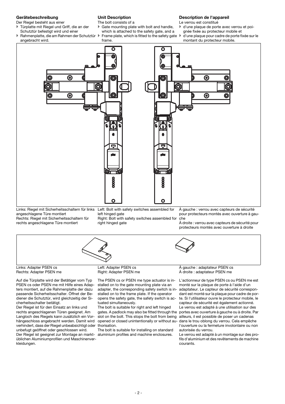 Pilz PSEN b5 User Manual | Page 2 / 12