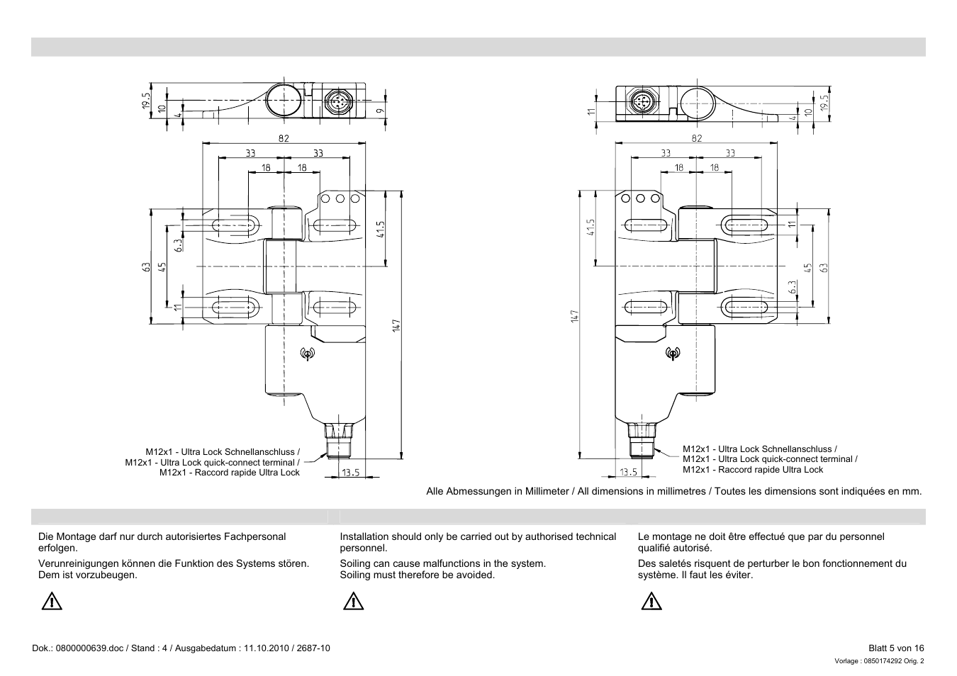 Pilz PSEN hs1.2p User Manual | Page 5 / 16