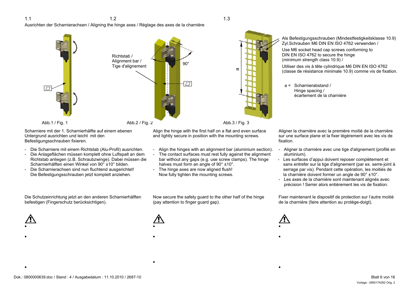 Pilz PSEN hs1.2p User Manual | Page 6 / 16