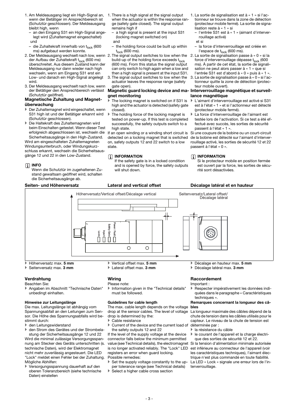 Pilz PSEN sl-0.5fm 1unit User Manual | Page 3 / 16