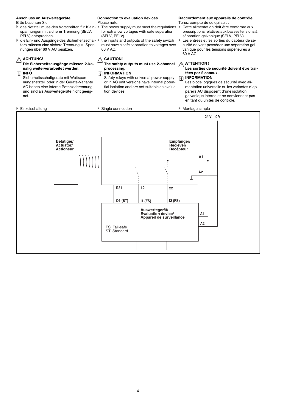 Pilz PSEN sl-1.0n 2.2 User Manual | Page 4 / 16