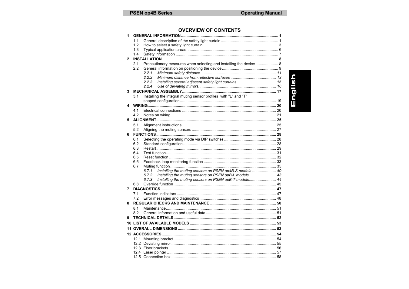 Pilz PSEN op4B-S-3-080 User Manual | Page 3 / 62