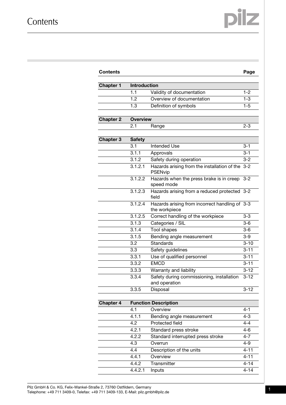 Pilz PSENvip RL D P User Manual | Page 3 / 157