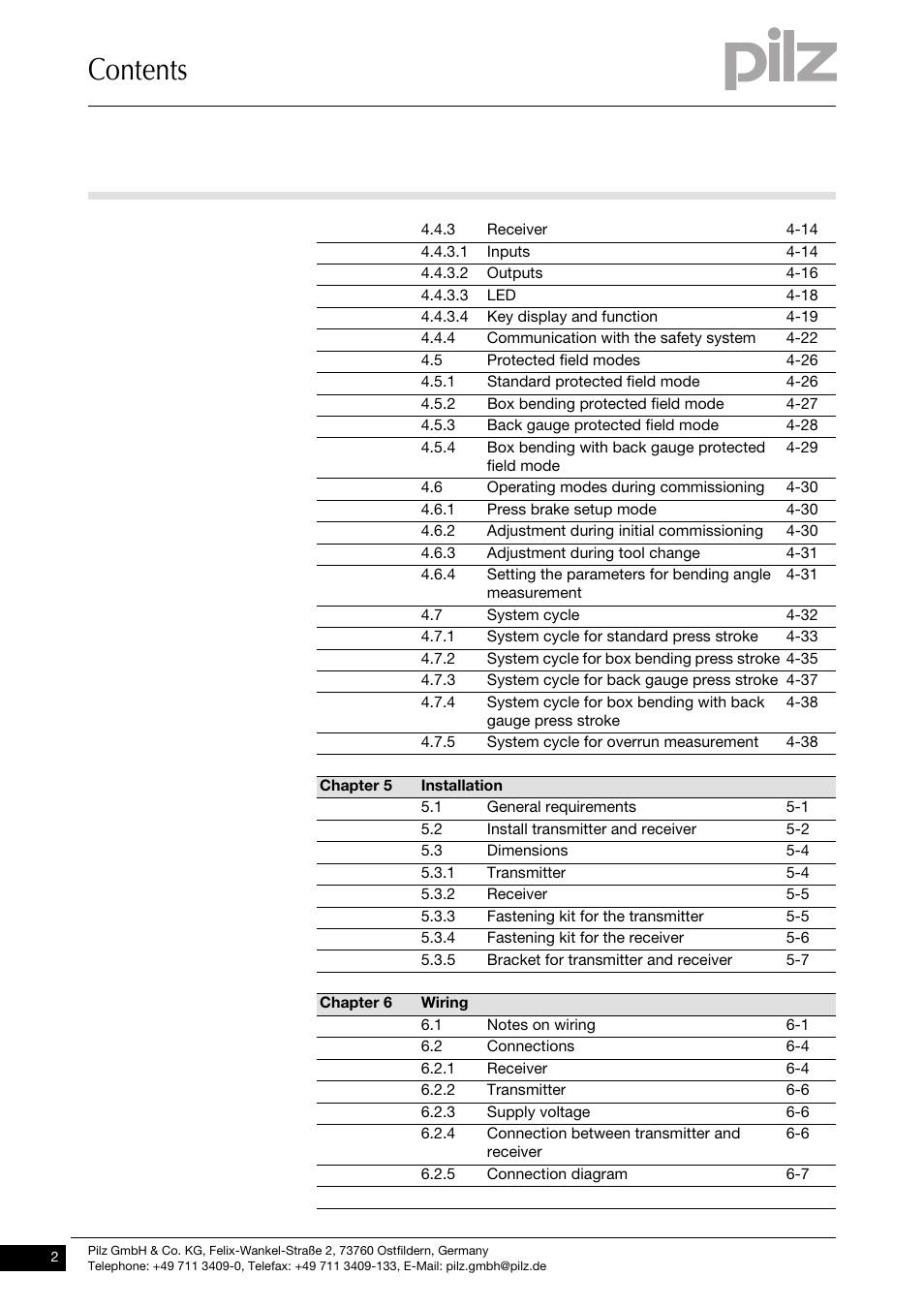 Pilz PSENvip RL D P User Manual | Page 4 / 157