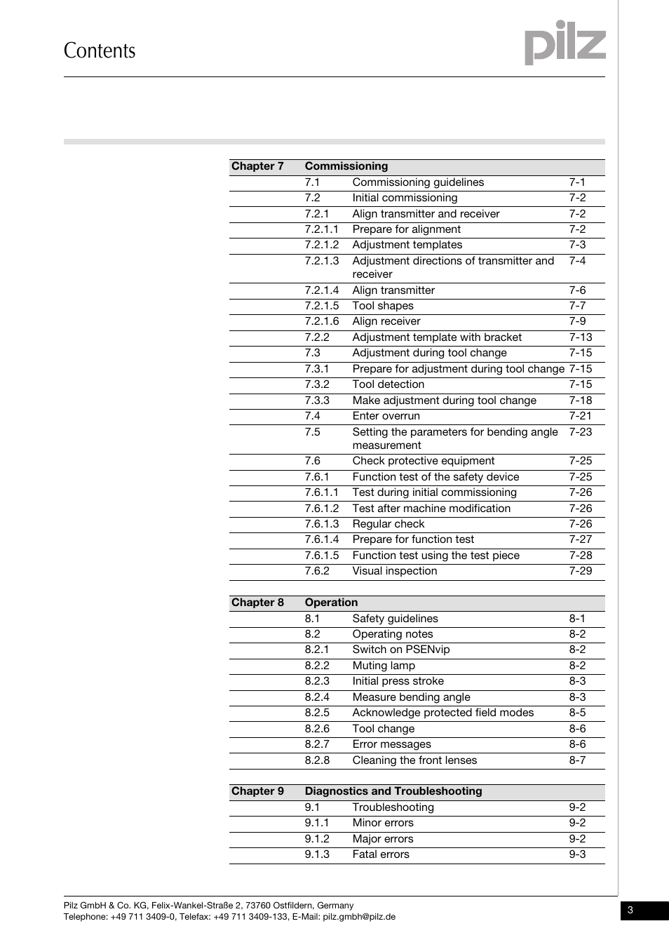 Pilz PSENvip RL D P User Manual | Page 5 / 157