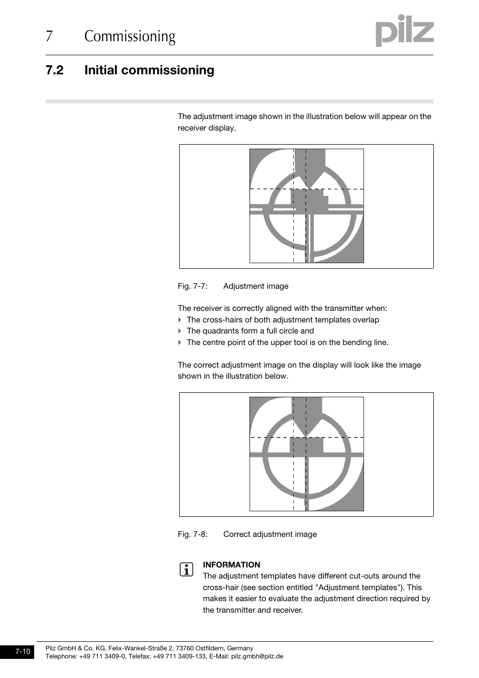 7commissioning, 2 initial commissioning | Pilz PSENvip RL D P User Manual | Page 94 / 157