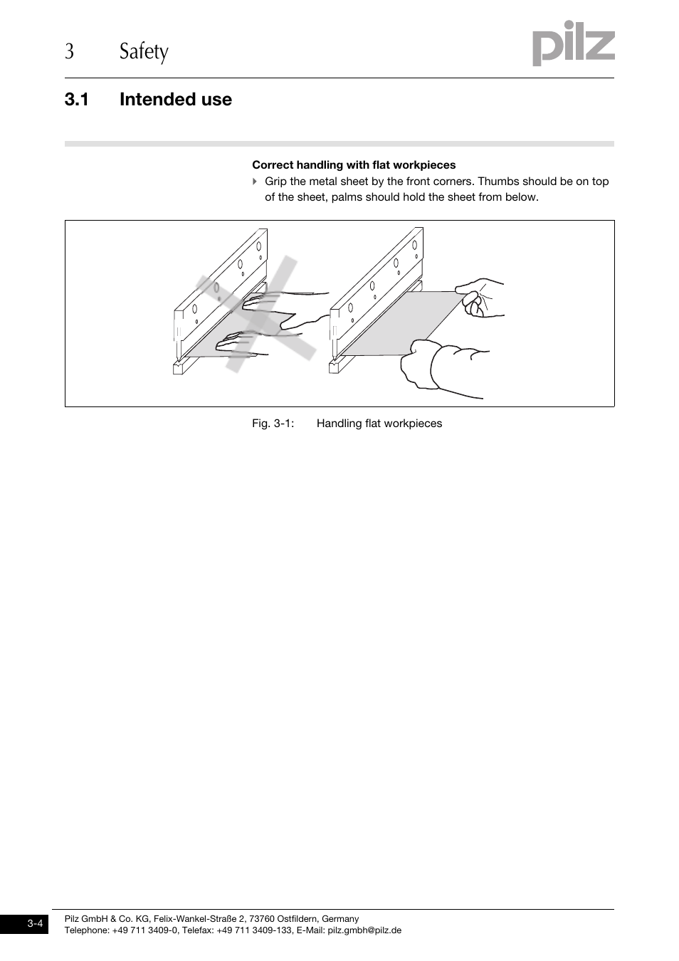 3safety, 1 intended use | Pilz PSENvip RL D P User Manual | Page 20 / 148