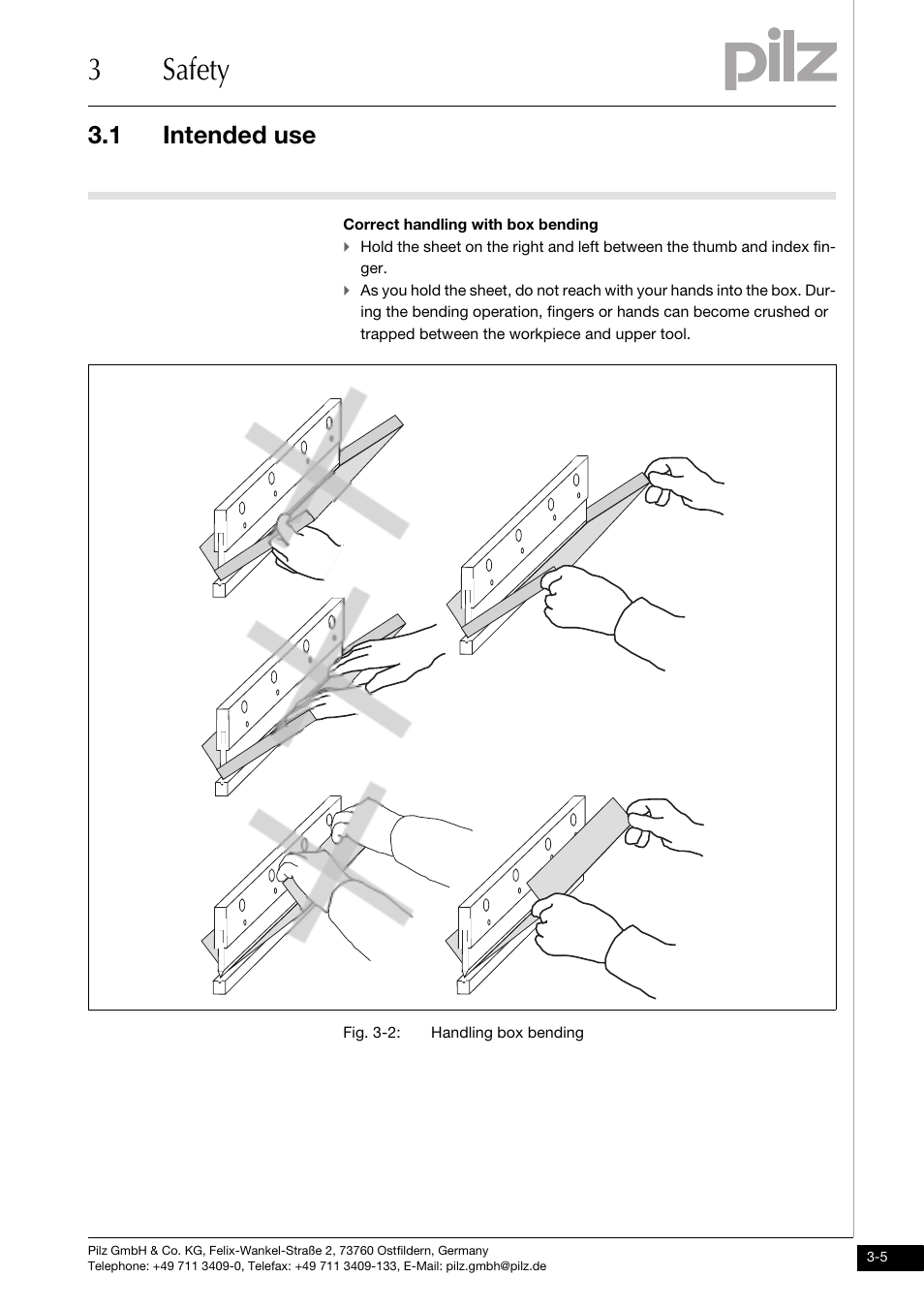 3safety, 1 intended use | Pilz PSENvip RL D P User Manual | Page 21 / 148