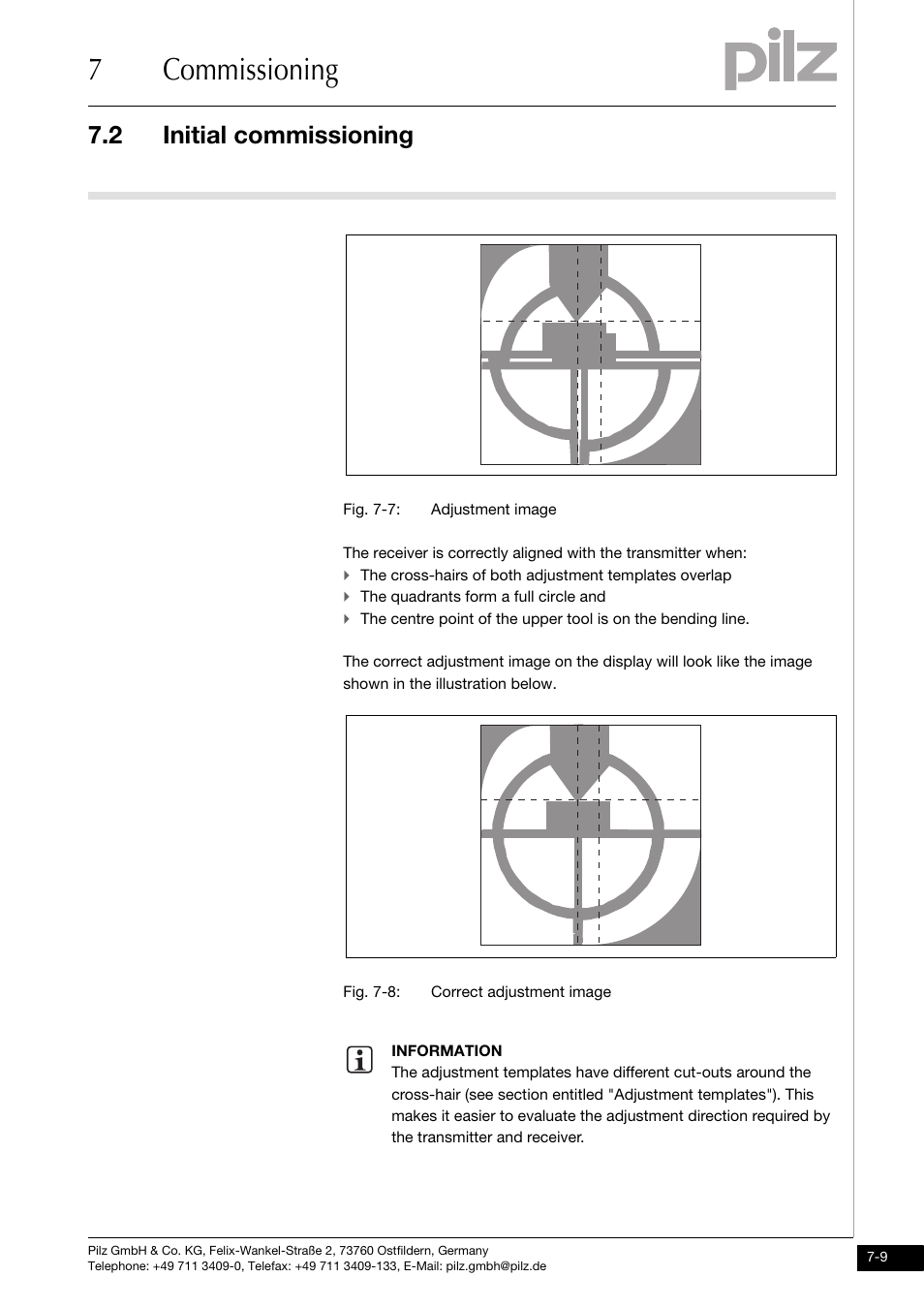 7commissioning, 2 initial commissioning | Pilz PSENvip RL D P User Manual | Page 91 / 139