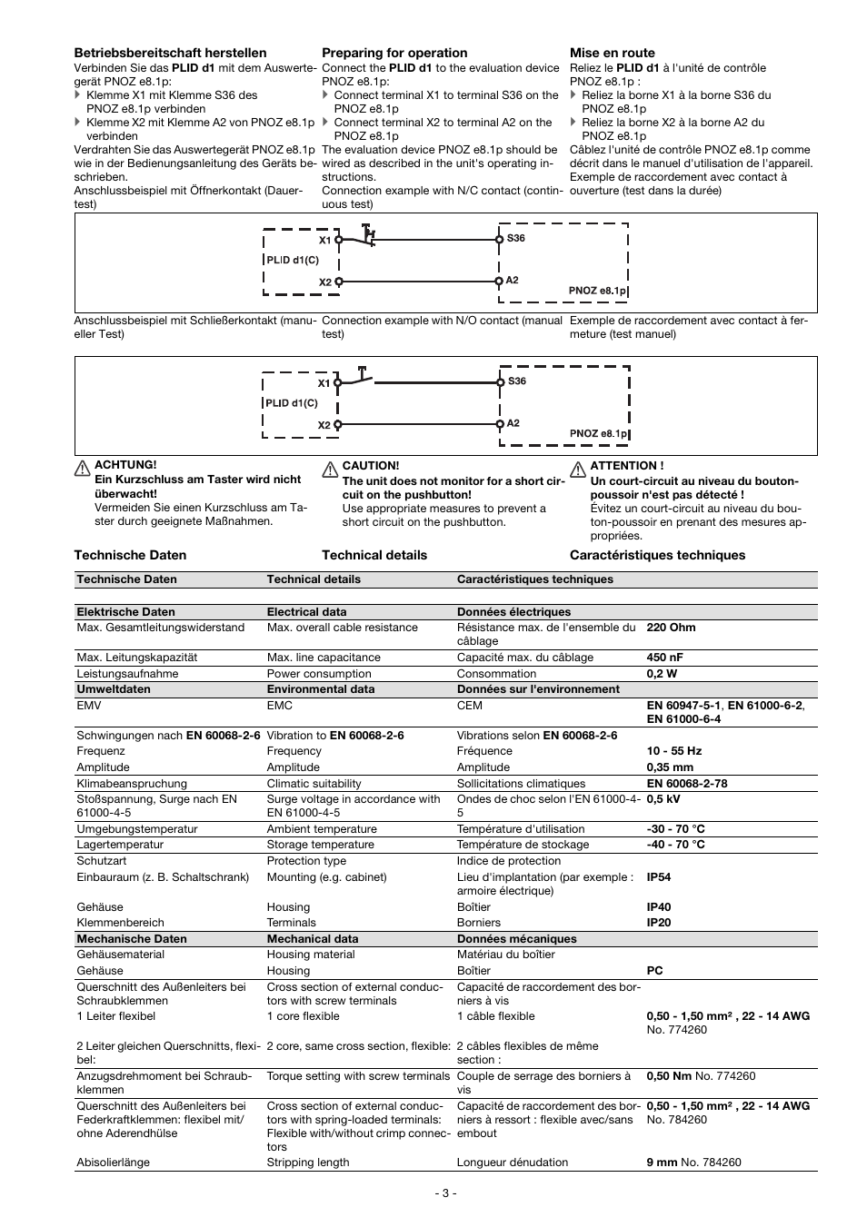 Pilz PLID d1 C User Manual | Page 3 / 4