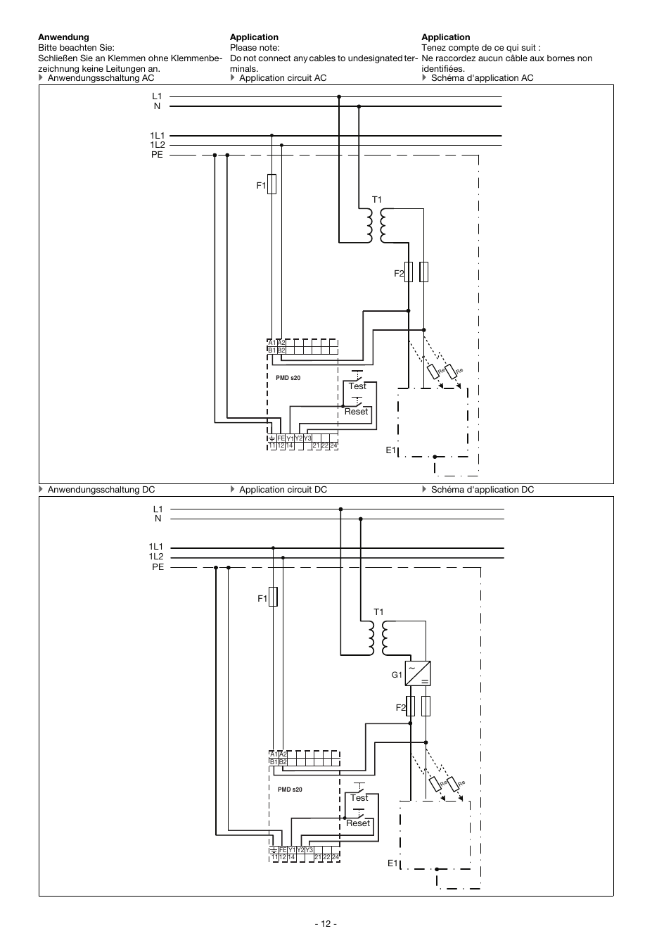 Pilz PMD s20 C 24-240VAC/DC 10-200k / 2U User Manual | Page 12 / 16