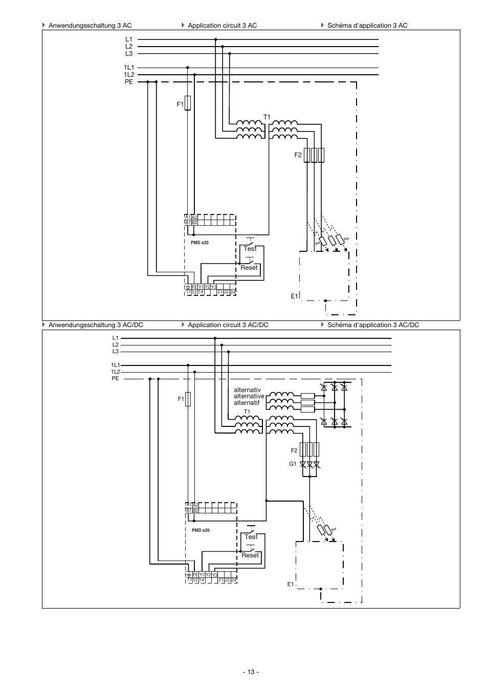 Pilz PMD s20 C 24-240VAC/DC 10-200k / 2U User Manual | Page 13 / 16