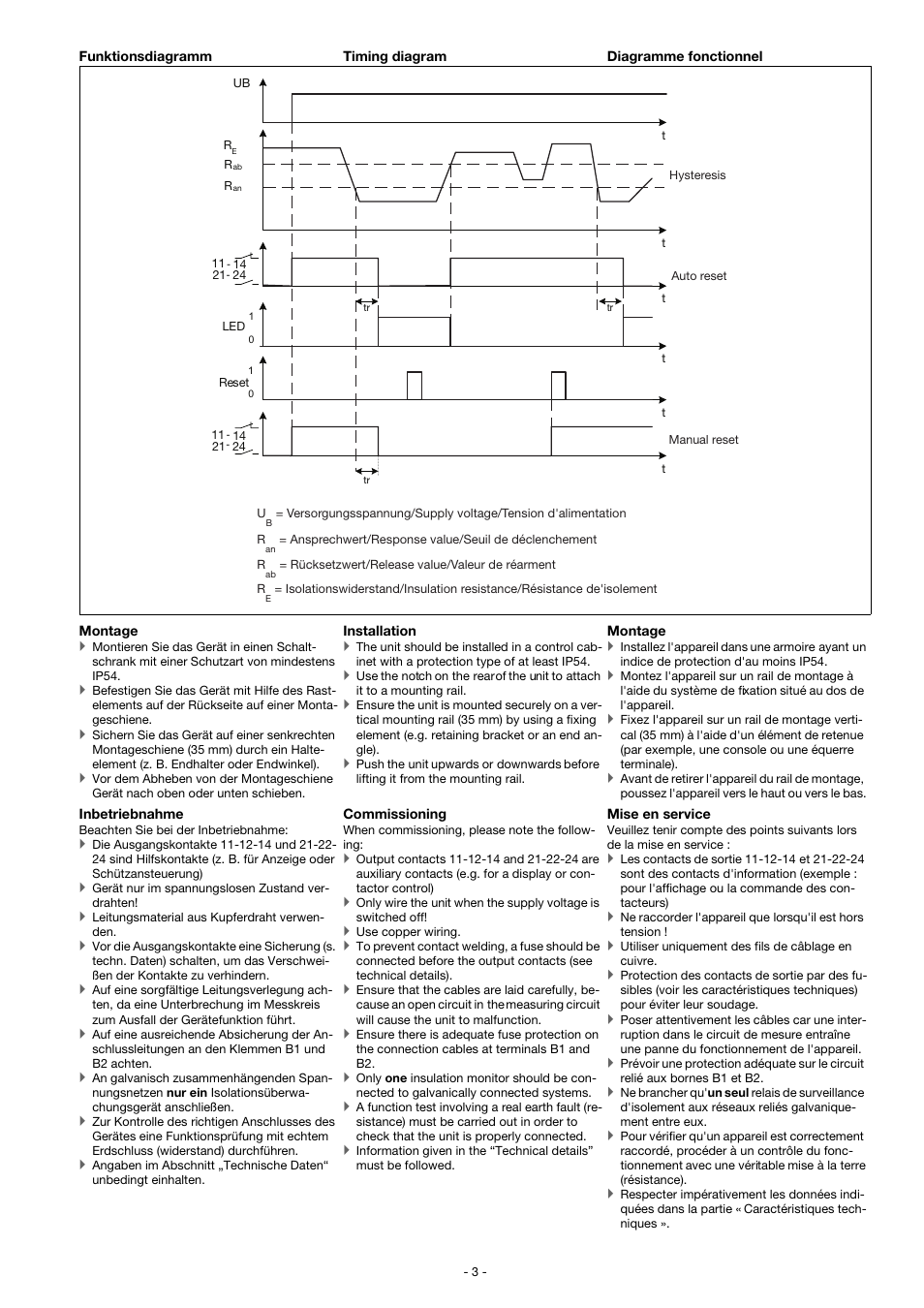 Pilz PMD s20 C 24-240VAC/DC 10-200k / 2U User Manual | Page 3 / 16