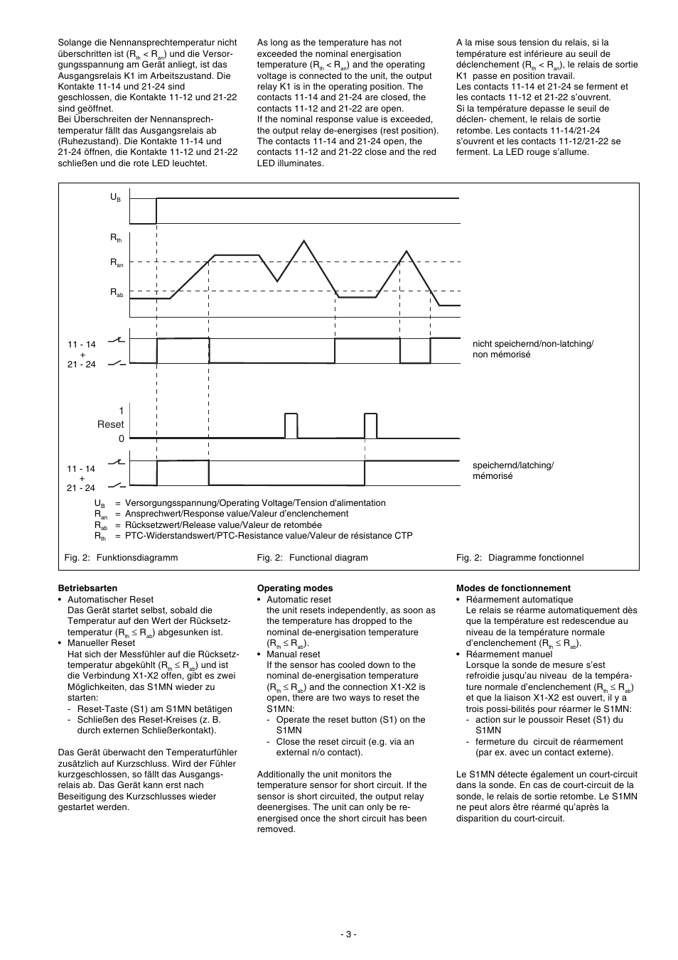 Pilz S1MN 240VAC 2c/o User Manual | Page 3 / 8
