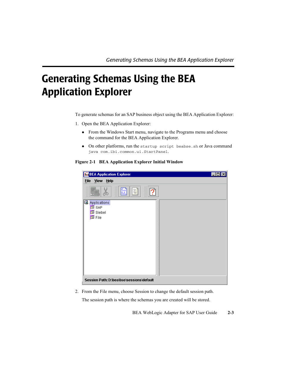 BEA WebLogic Adapter for SAP User Manual | Page 19 / 94