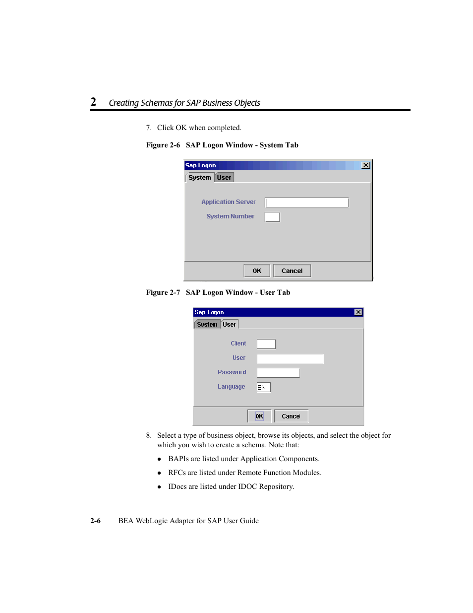 BEA WebLogic Adapter for SAP User Manual | Page 22 / 94