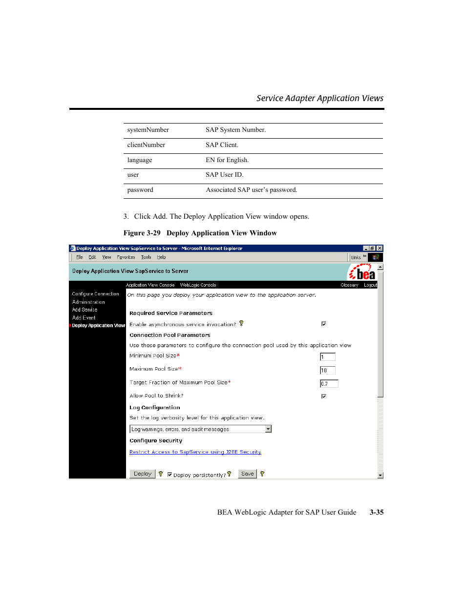 BEA WebLogic Adapter for SAP User Manual | Page 63 / 94