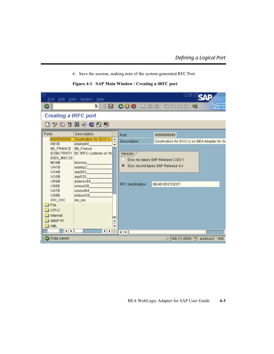 BEA WebLogic Adapter for SAP User Manual | Page 71 / 94