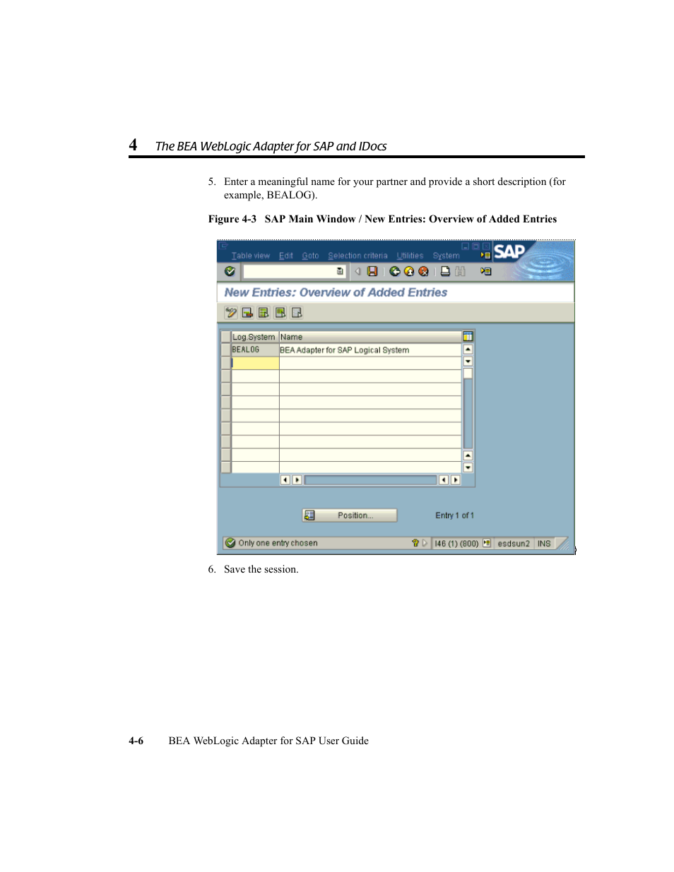 BEA WebLogic Adapter for SAP User Manual | Page 74 / 94