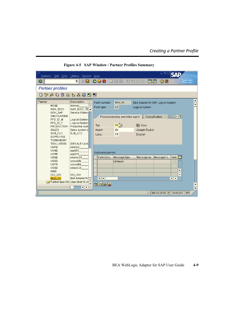 BEA WebLogic Adapter for SAP User Manual | Page 77 / 94