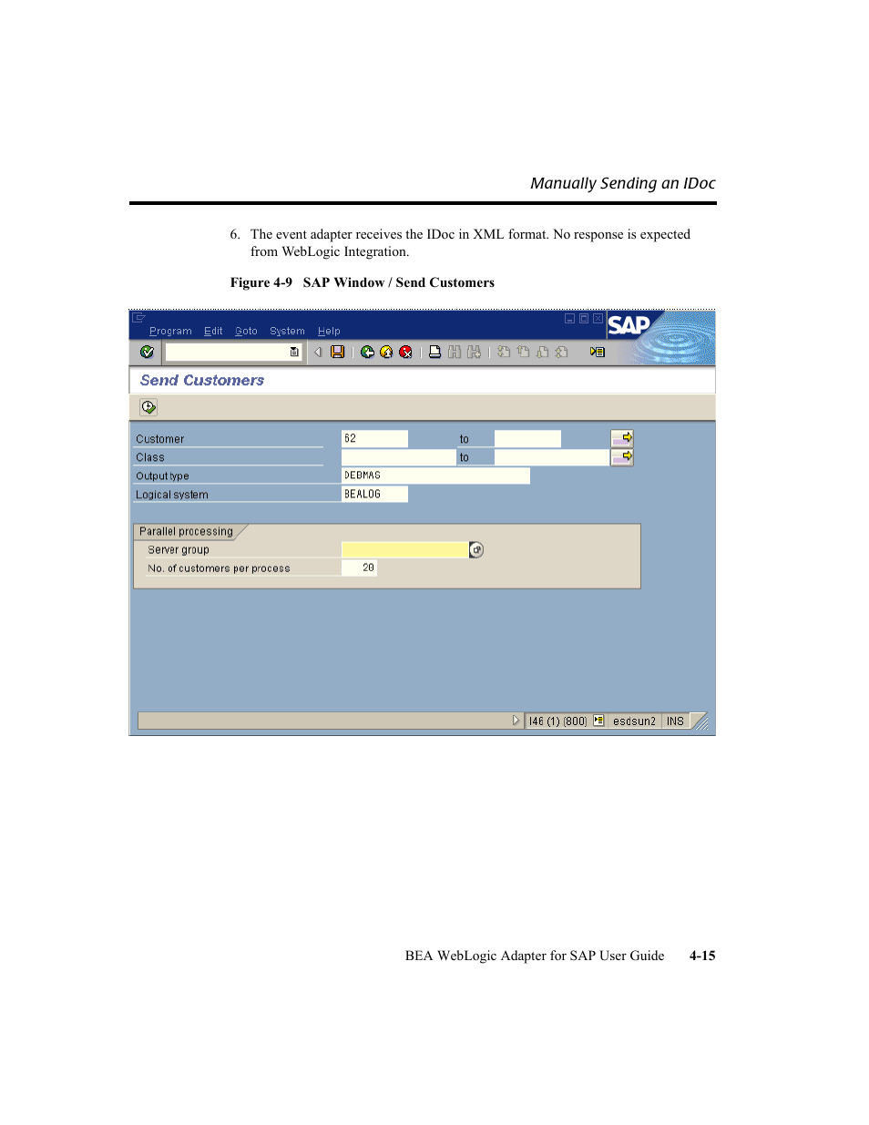 BEA WebLogic Adapter for SAP User Manual | Page 83 / 94