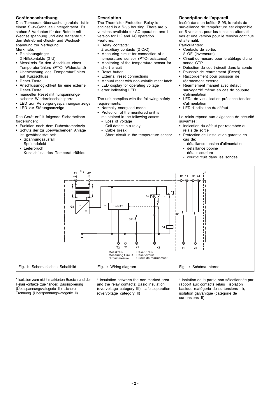 Pilz S1MO 48VAC 2c/o User Manual | Page 2 / 8