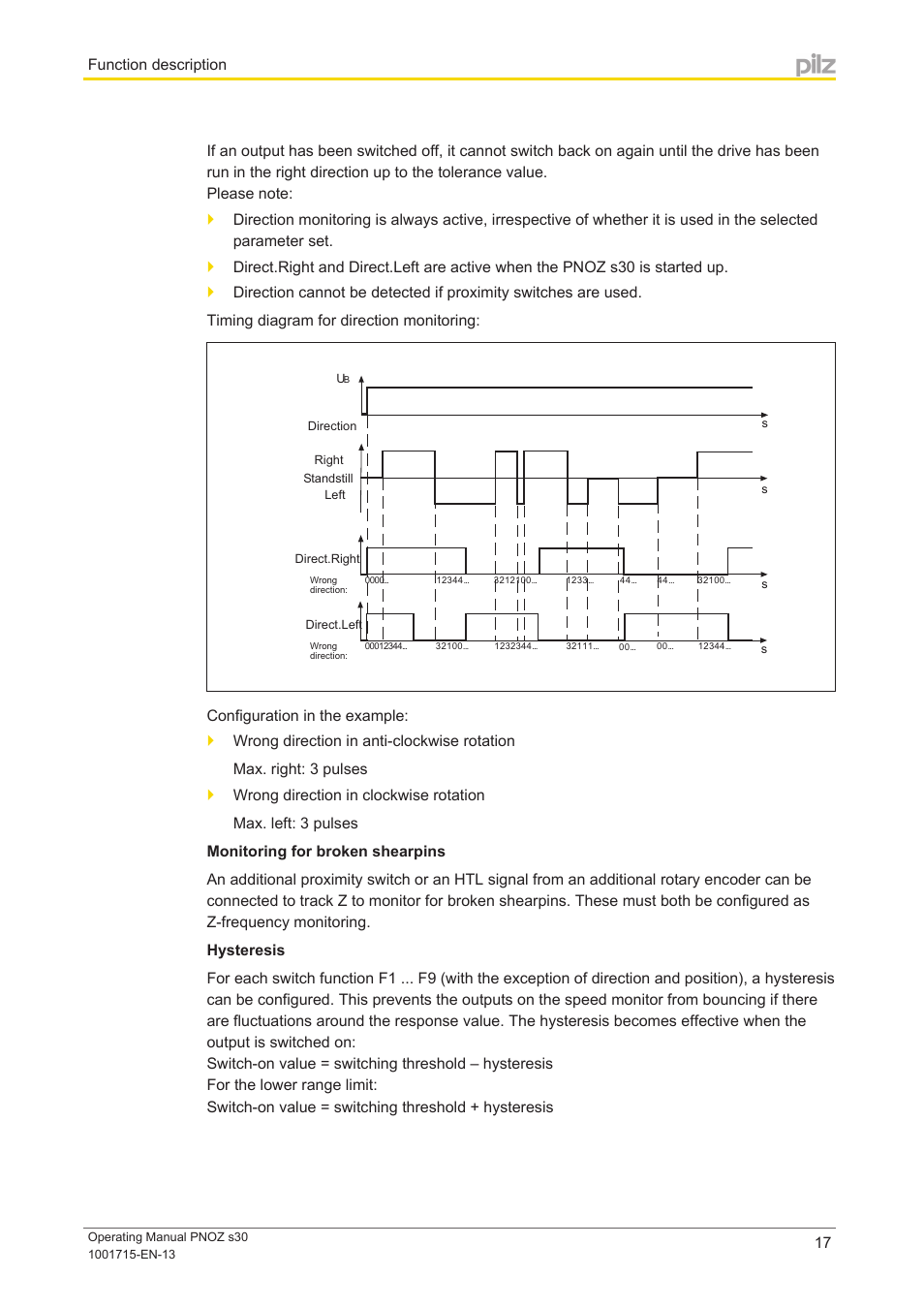 Function description | Pilz PNOZ s30 24-240VACDC 2 n/o 2 n/c User Manual | Page 17 / 89
