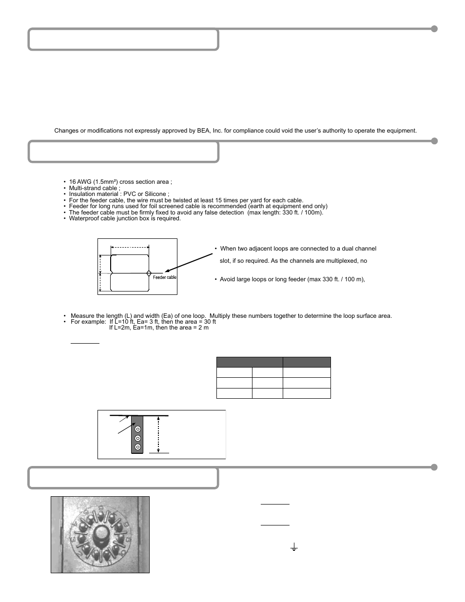 4 fcc compliance, 5 loop installation tips, 6 wiring | BEA 10MATRIX User Manual | Page 2 / 12