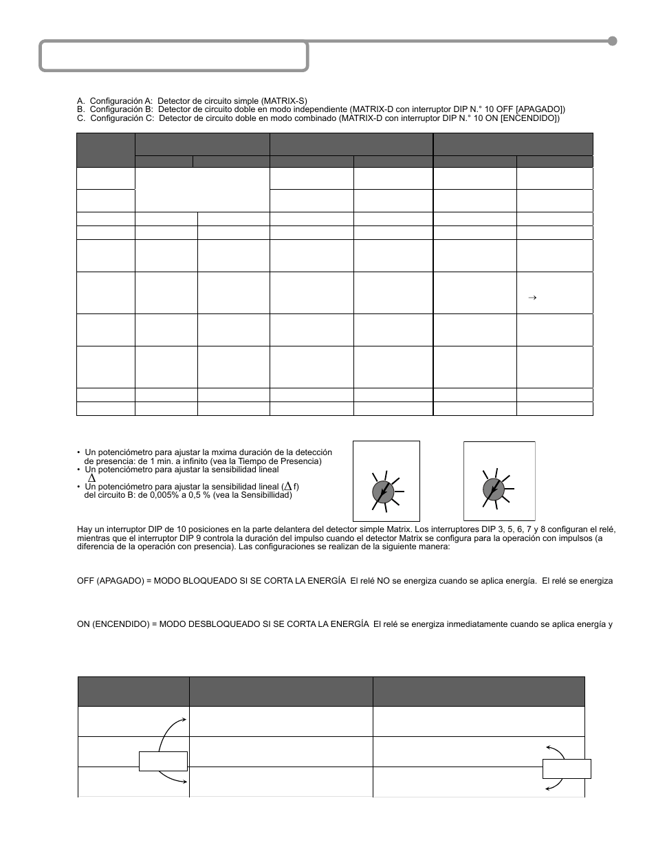 7 programación | BEA 10MATRIX User Manual | Page 9 / 12