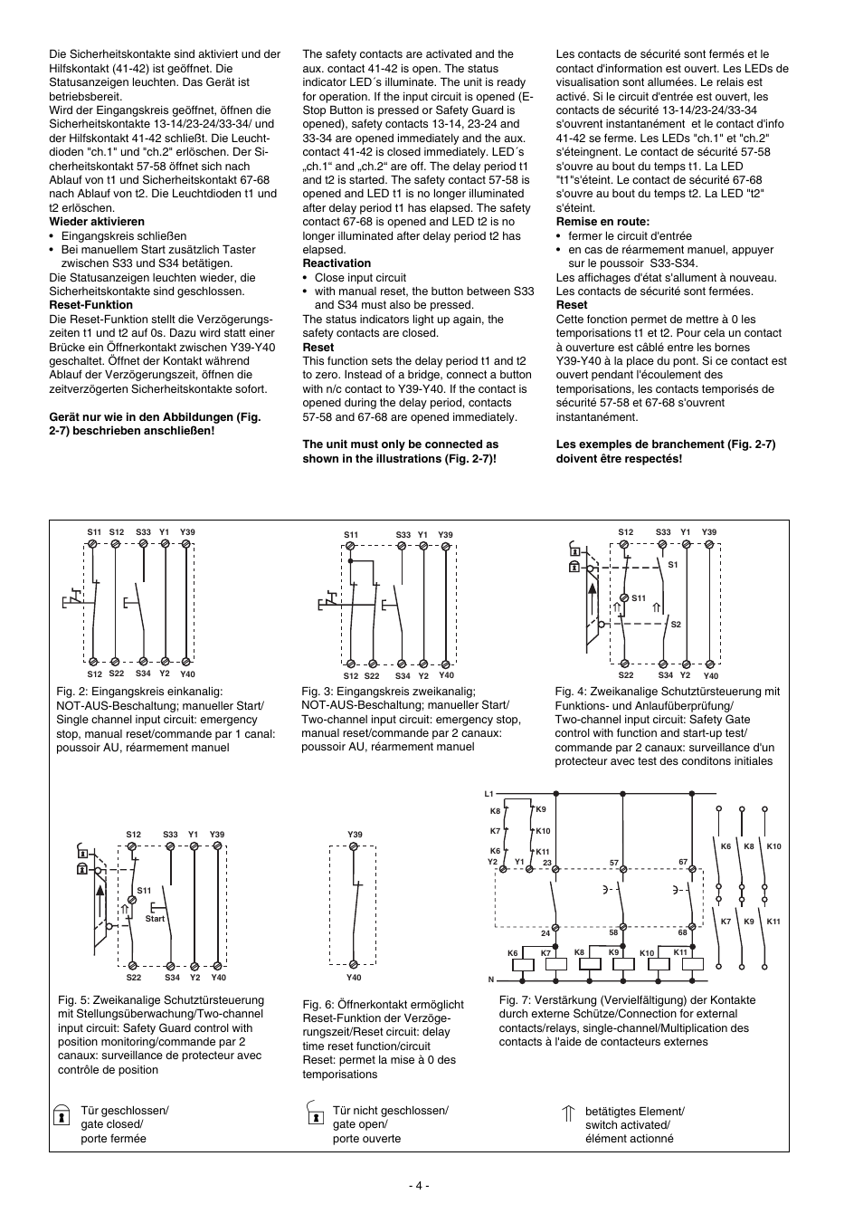 Pilz PNOZ 2VJ 24VDC 3n/o 1n/c 2n/o t User Manual | Page 4 / 8