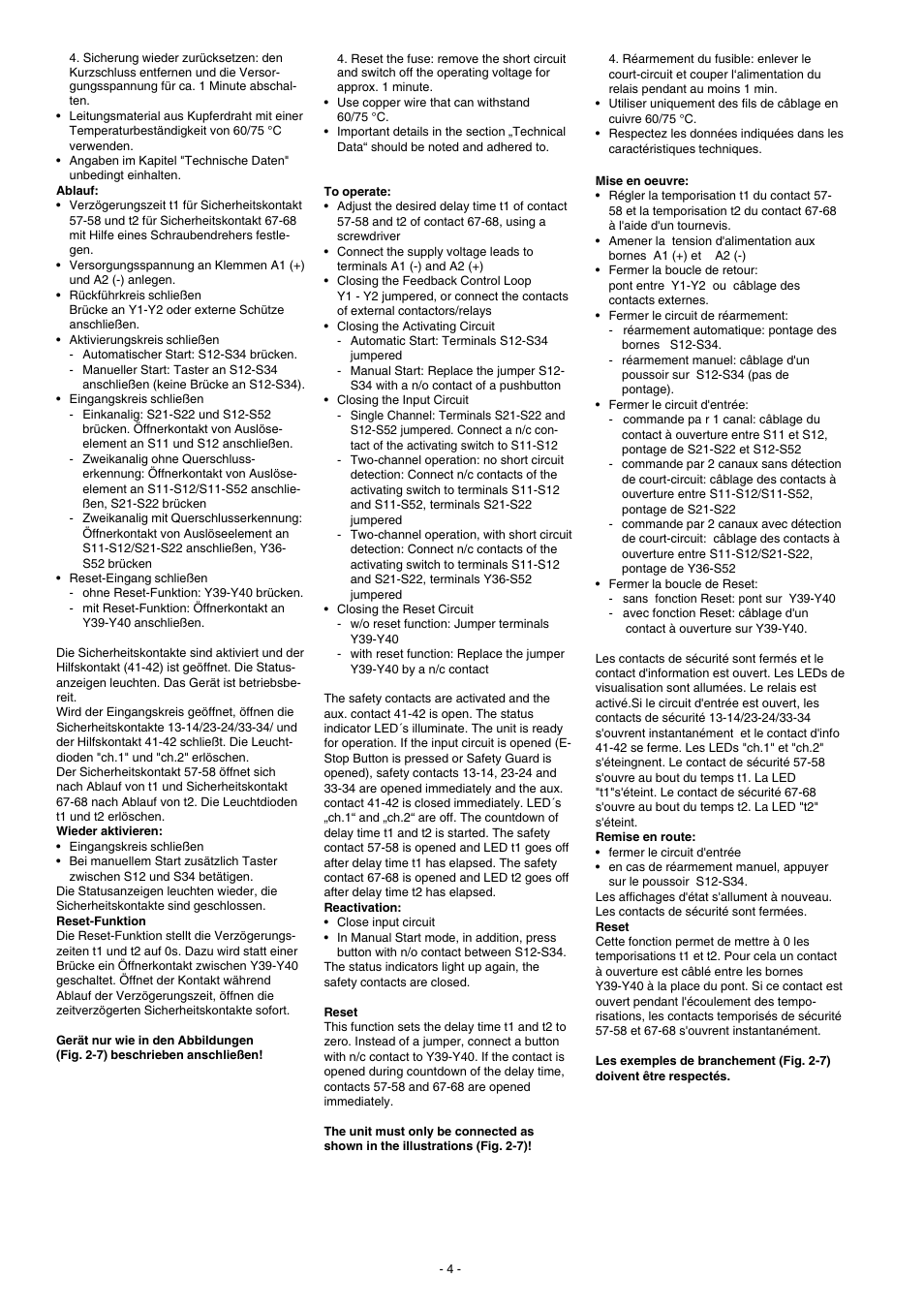 Pilz PNOZ 2VQ 24VDC 3n/o 1n/c 2n/o t User Manual | Page 4 / 8
