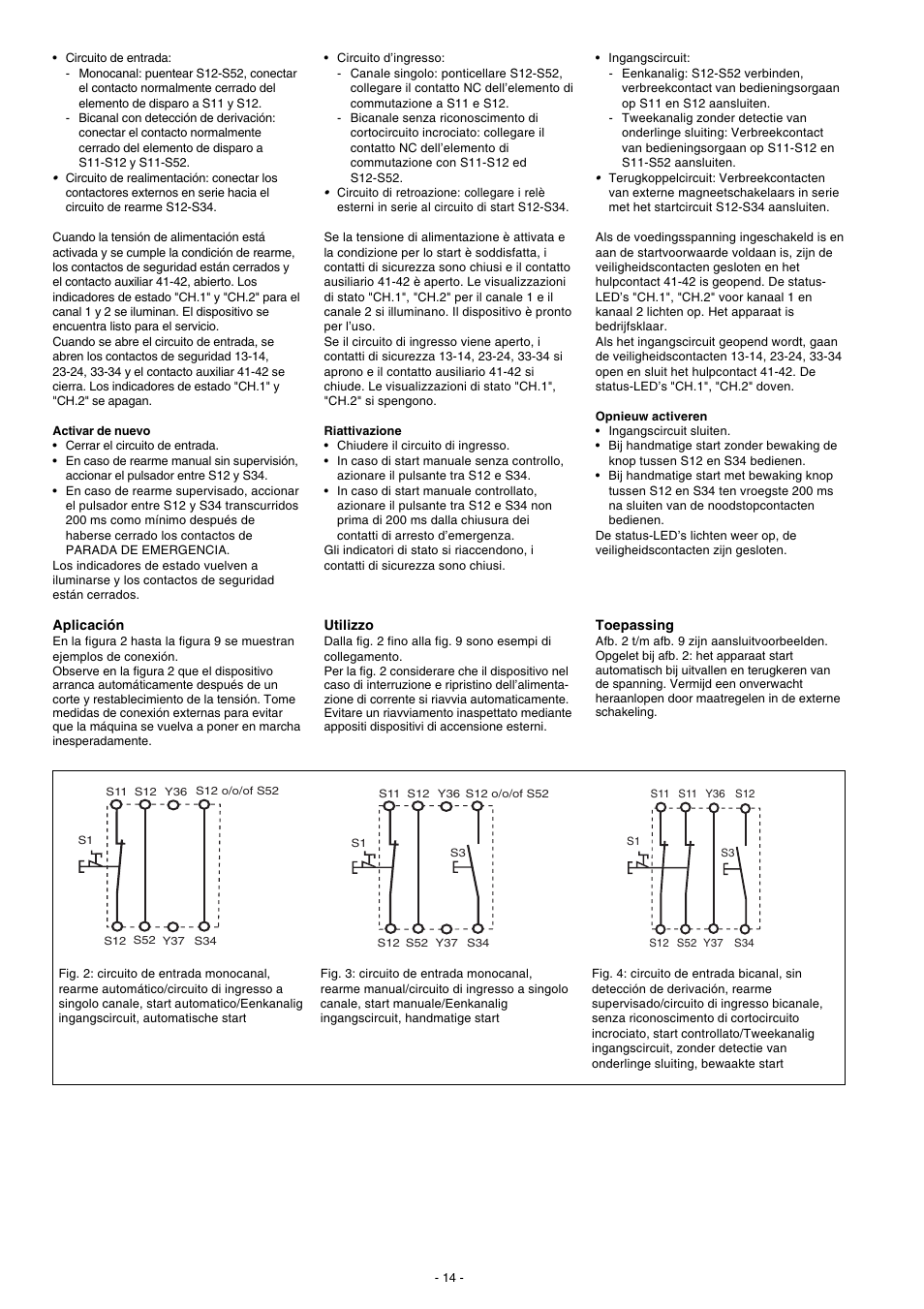 Pilz PNOZ X2.9P C 24VDC 3n/o 1n/c User Manual | Page 14 / 20