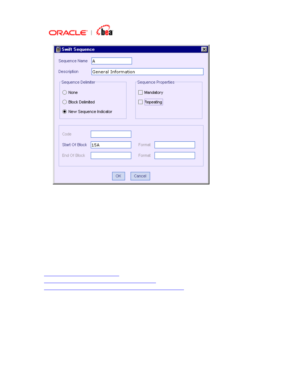 Adding a swift field, Dding a, Swift | Ield | BEA SWIFT Adapter User Manual | Page 29 / 113