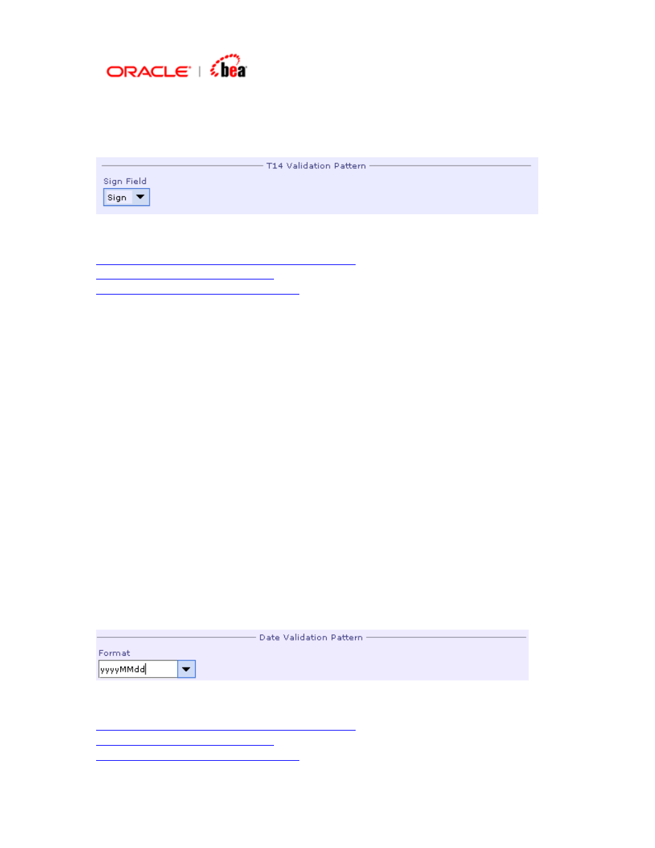 Adding date validation, Specifying date format, Date | BEA SWIFT Adapter User Manual | Page 68 / 113