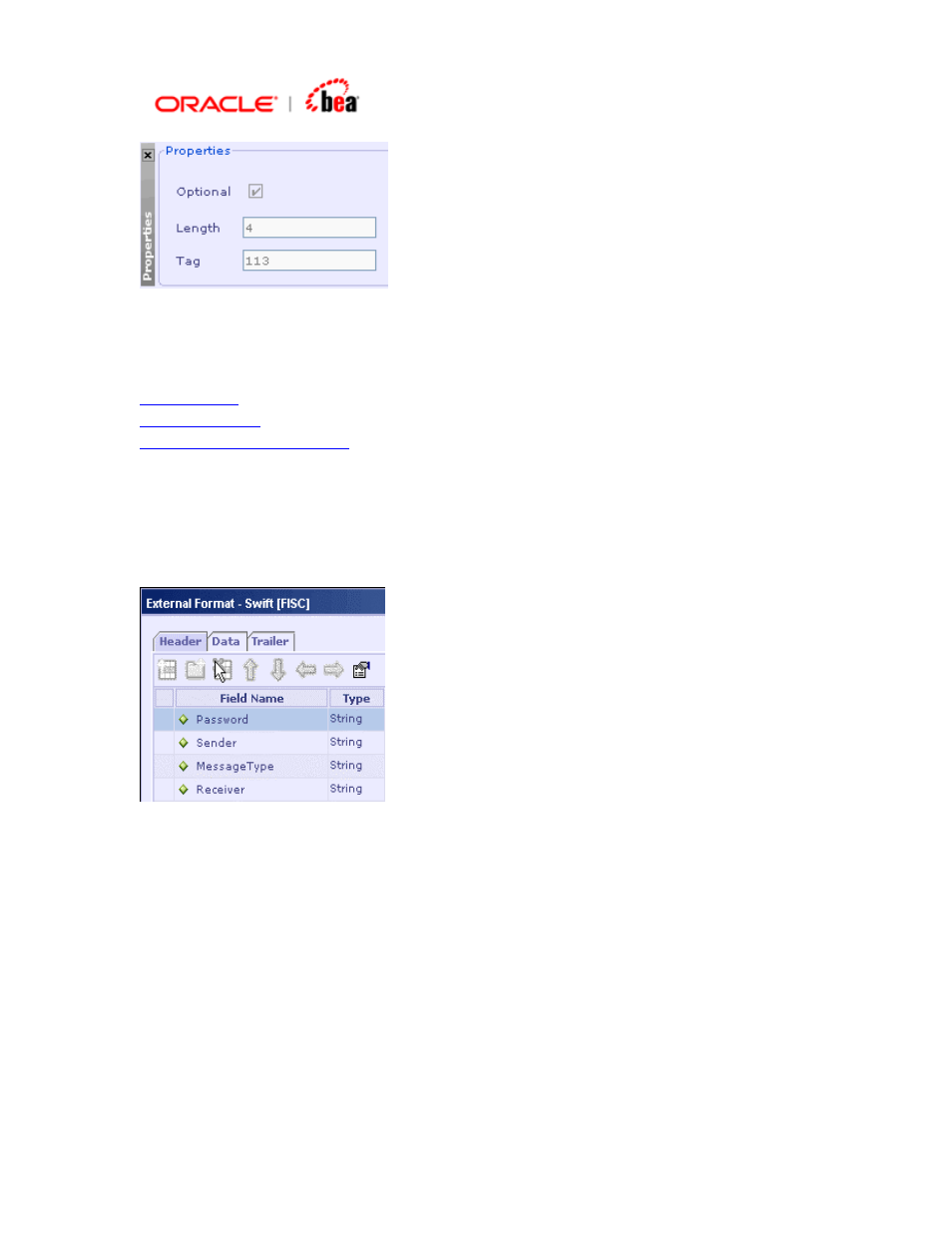 Fisc header | BEA SWIFT Adapter User Manual | Page 82 / 113