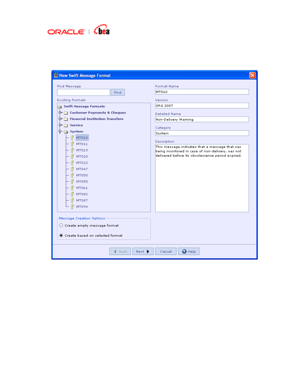 BEA SWIFT Adapter User Manual | Page 95 / 113