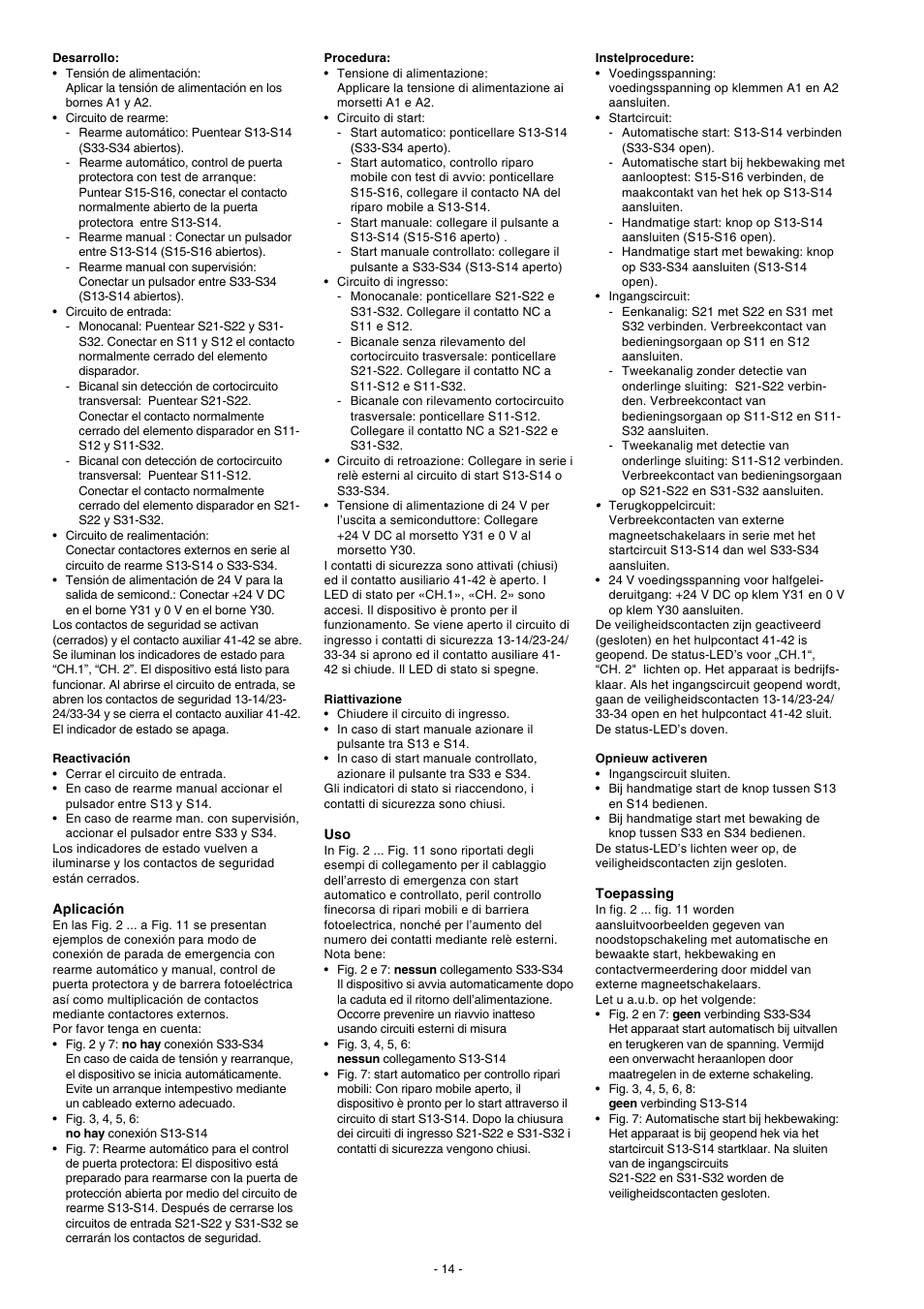 Pilz PNOZ X3.10P C 24VACDC 3n/o 1n/c 1so User Manual | Page 14 / 20