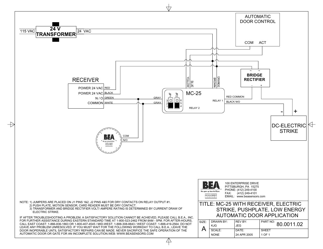 BEA 80.0011.02 User Manual | 17 pages