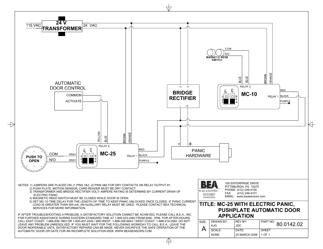 24 v transformer, Bridge rectifier | BEA 80.0011.02 User Manual | Page 15 / 17