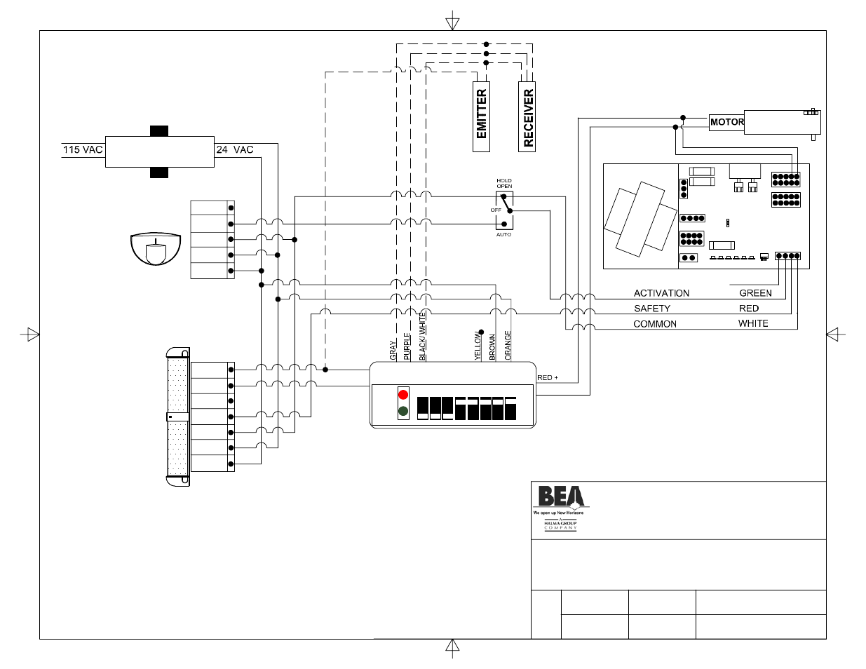 Title: km 3100 "k" control with commander system, Bodyguard lo-21k, Eagle 24 v transformer | Micro control | BEA BodyGuard KM 2000 User Manual | Page 2 / 7