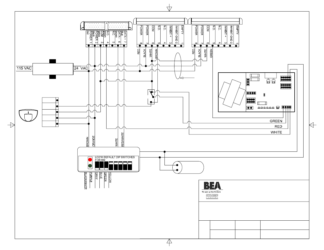 Eagle, Bodyguard, Lo21k 24 v transformer | Motor, Micro control | BEA BodyGuard KM 2000 User Manual | Page 5 / 7