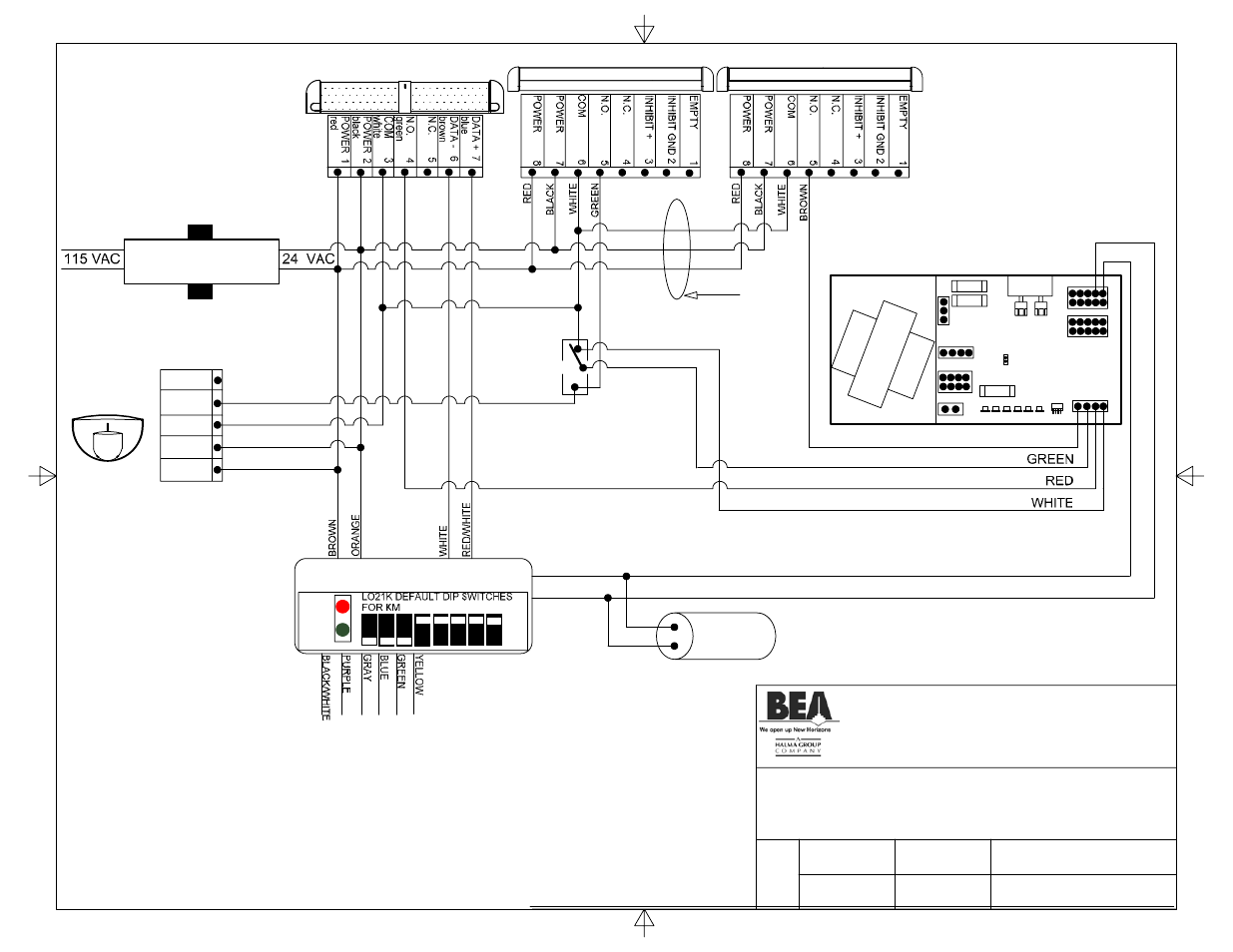 Eagle, Bodyguard, Lo21k 24 v transformer | Motor, Micro control | BEA BodyGuard KM 2000 User Manual | Page 6 / 7